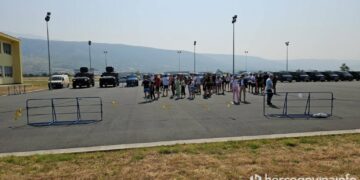 (VIDEO) Pokazna vježba MUP-a HNŽ: Policijske snage demonstriraju spremnost u Mostaru