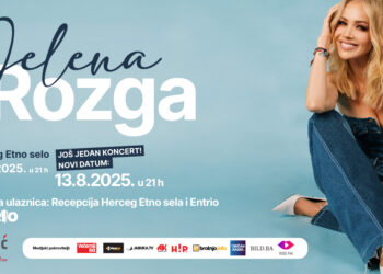 Jelena Rozga – zbog velikog interesa još jedan koncert 13.08. u Herceg Etno selu!