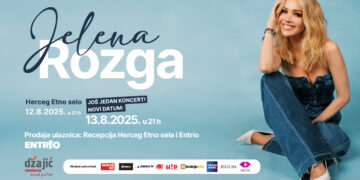 Jelena Rozga – zbog velikog interesa još jedan koncert 13.08. u Herceg Etno selu!