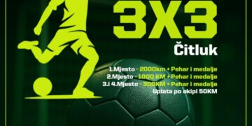 Najava: Futsal 3×3 Turnir u Čitluku