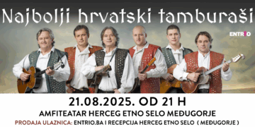 Najbolji hrvatski tamburaši stižu po prvi put u Međugorje : Ulaznice brzo nestaju – iskoristite promotivne cijene do 21. srpnja.