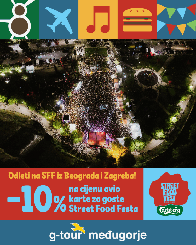 Street food fest Široki Brijeg: Posebna pogodnost za posjetitelje!