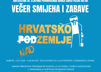 Večer smijeha i zabave u Bobanovoj Dragi: Nastupa “Hrvatsko nadzemlje”