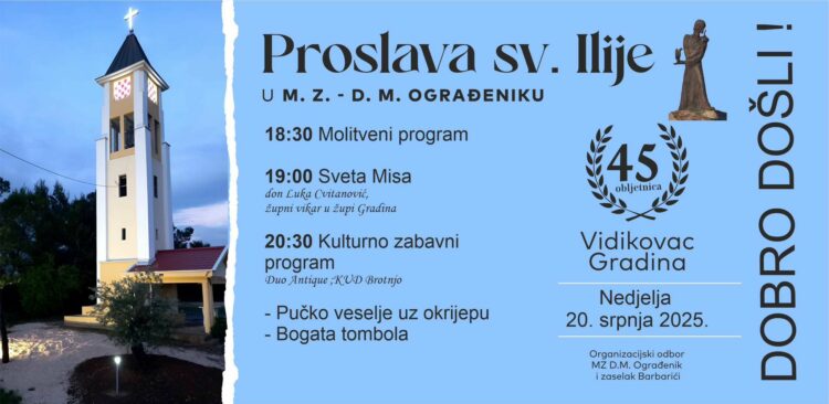 Proslava blagdana svetog Ilije na Gradini