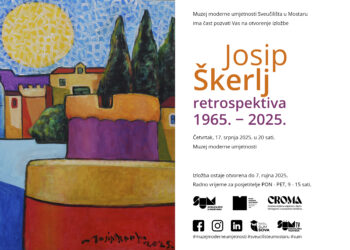 Josip Škerlj – Retrospektiva: Velika izložba u Muzeju moderne umjetnosti Sveučilišta u Mostaru od 17. srpnja