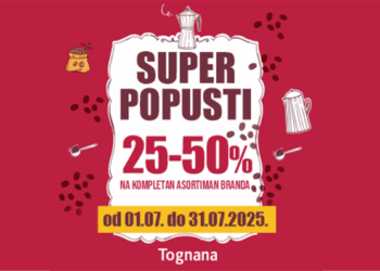 Ne propustite eksploziju popusta na brand Tognana u trgovinama Mališić Home & Decor!