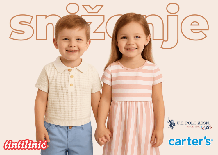 Omiljeni dječji brendovi Carter’s i US Polo Assn na sniženju – Ugrabite modne komade po super cijenama!