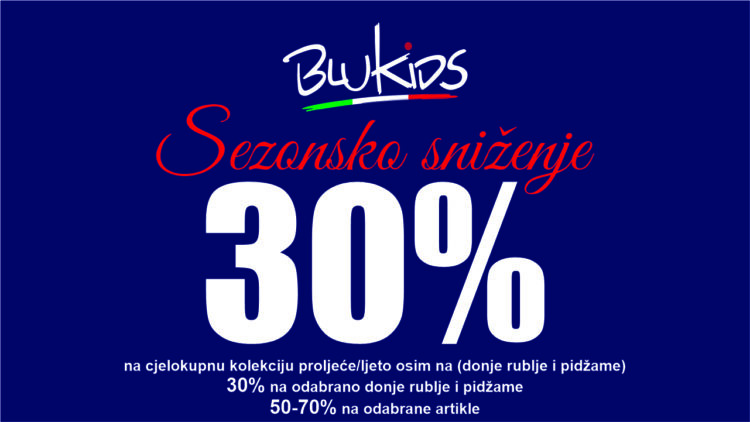 Veliko sezonsko sniženje u Blukidsu: Savršena prilika za obnovu dječje garderobe