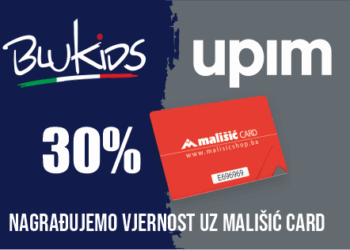 Sniženje 30 % za korisnike Mališić Carda u trgovinama Upim i Blukids