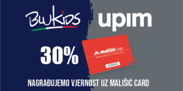 Sniženje 30 % za korisnike Mališić Carda u trgovinama Upim i Blukids