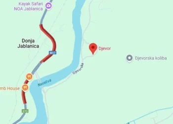 Zbog teške prometne nesreće obustavljen promet na M-17 kod Jablanice