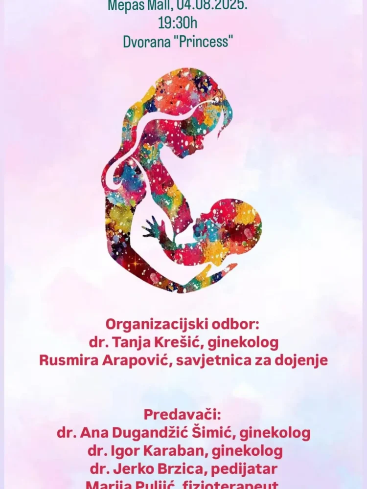 Predavanje za trudnice: ”Mame koje imaju podršku uspješnije i duže doje”