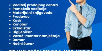Poduzeće FIS d.o.o. – Prodajni centar u Ljubuškom raspisuje natječaj za prijem djelatnika