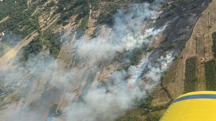 Vatrogasci uz pomoć Air Tractora ugasili požar u Gradnićima