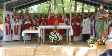 Mons. Mladen Vukšić predvodio misno slavlje na blagdan sv. Jakova u Međugorju