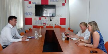 HDZ 1990: Cvitanović s predstavnicom Švedske ambasade – Stabilna Federacija preduvjet europskog puta BiH