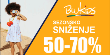 Veliko sezonsko sniženje 50-70 % na kolekciju proljeće/ljeto u Blukids-u je započelo!