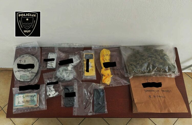 Zbog posjedovanja opojne droge jedna osoba lišena slobode