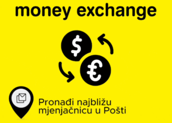Usluge mjenjačkih poslova u Hrvatskoj pošti Mostar
