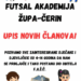Futsal Akademija Župa Čerin – Upis novih članova