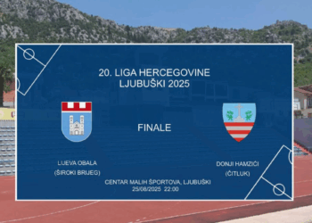 Pratite finale Lige Hercegovine – Uživo iz Ljubuškog preko live streama!