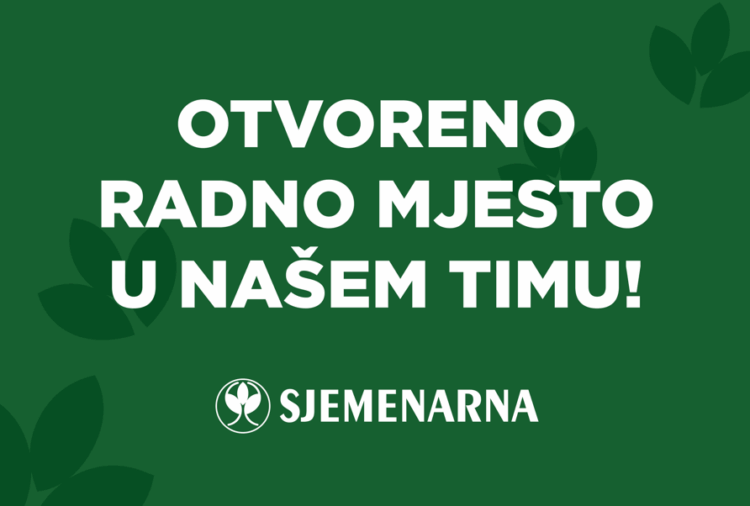 Sjemenarna zapošljava trgovca/blagajnika