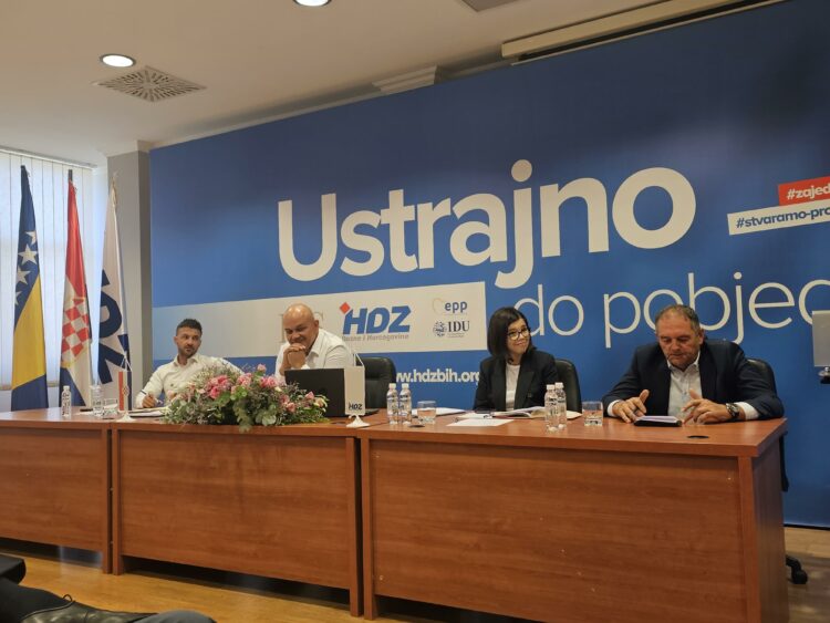 Održana sjednica Županijskog odbora HDZ-a BiH Hercegovačko-neretvanske županije