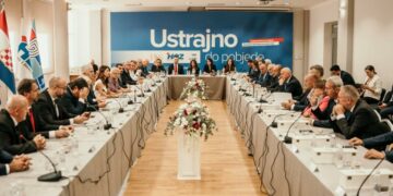Povodom 35. obljetnice osnivanja HDZ-a BiH u Mostaru održana zajednička sjednica Predsjedništava HDZ-a BiH i HDZ-a
