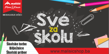 Sve za školu u trgovinama Mališić Home&Decor- Međugorje i Višići