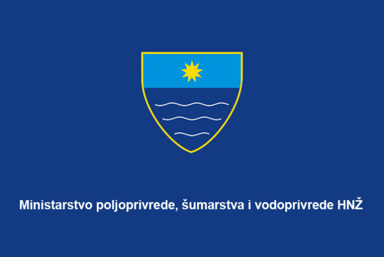 Vlada HNŽ-a: Odluka o raspodjeli novčanih sredstava za sufinanciranje projekata pristiglih na Javni poziv za dostavu projektnih prijedloga za uređenje i zaštitu poljoprivrednog zemljišta