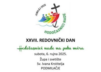 27. Redovnički dan u Bosni i Hercegovini bit će 6. rujna u Podmilačju