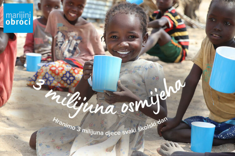 3 milijuna osmijeha – Marijini obroci hrane 3 milijuna školske djece