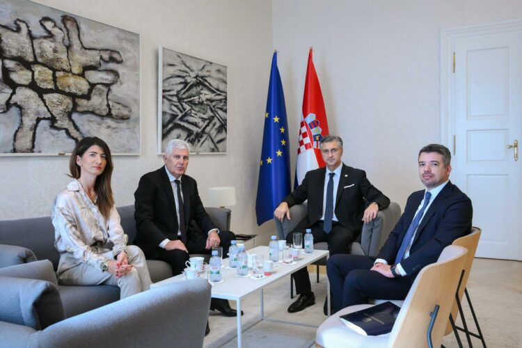 Plenković:  “Prioriteti su politička stabilnost u BiH, ubrzanje reformskog i europskog puta”