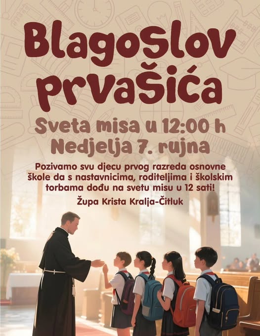 Župa Krista Kralja Čitluk: Blagoslov prvašića