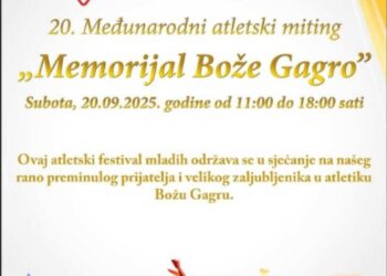 20. Međunarodni atletski miting: “Memorijal Bože Gagro”