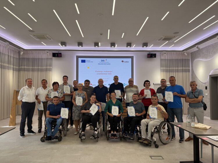 Caritas BiH u Međugorju održao trening o praćenju i evaluaciji za organizacije osoba s invaliditetom