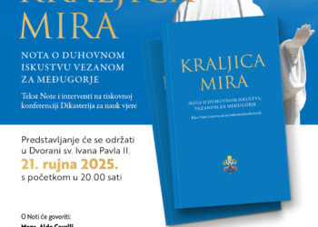 U nedjelju u Međugorju predstavljanje knjige ‘Kraljica Mira – Nota o duhovnom iskustvu vezanom za Međugorje’