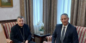 Zamjenik ministra obrane BiH Slaven Galić sastao se s nadbiskupom Tomom Vukšićem