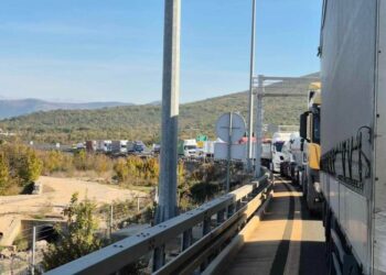 Zbog prosvjeda autoprijevoznika blokiran carinski terminal na Bijači