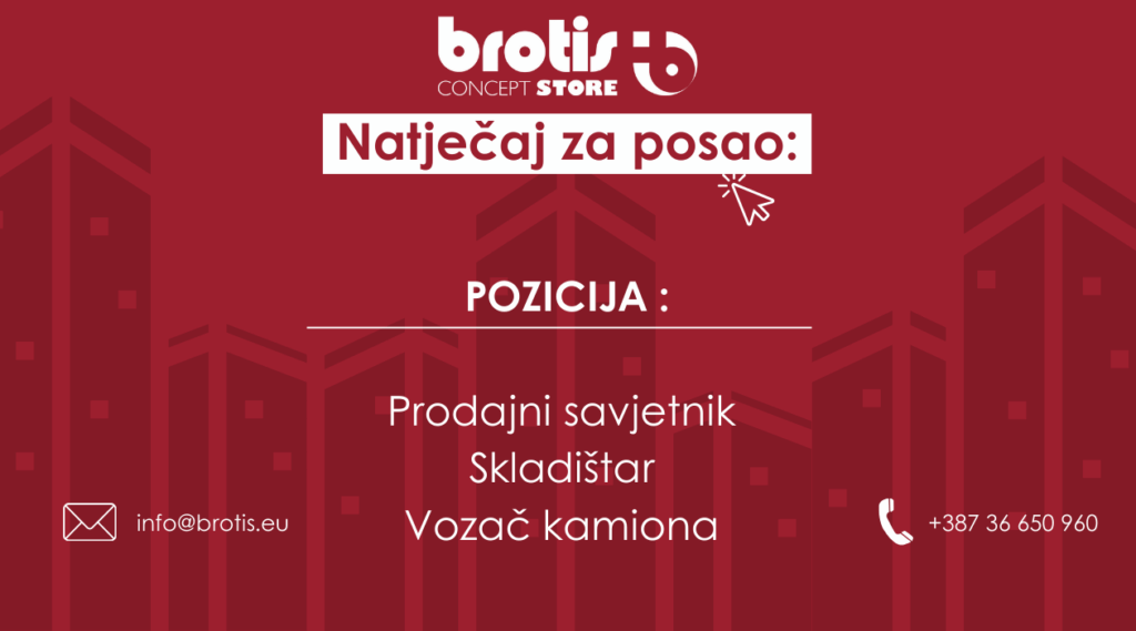 Natječaj za posao – Pridruži se Brotis timu!