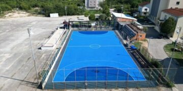Postavljena Bergo sportska podloga na igralište SRC Krstine