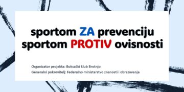 Boksački klub Brotnjo provodi projekt prevencije ovisnosti – UKLJUČI SE I TI!
