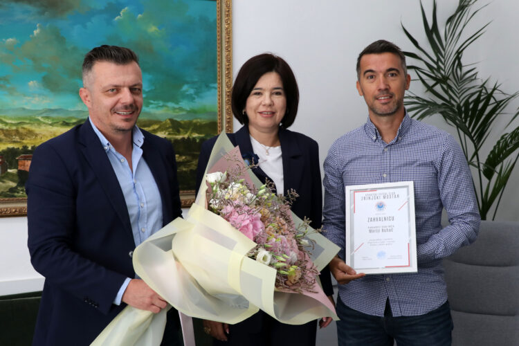 Predsjednica Vlade HNŽ-a s rukovodstvom HFC Zrinjski Mostar