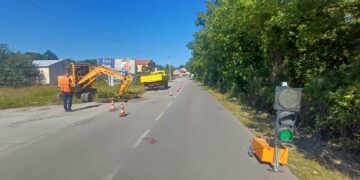 Radovi na dionici Tromeđa – Služanj