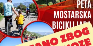 Mostarska biciklijada odgođena zbog loših vremenskih uvjeta