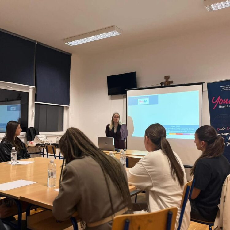 BRUM: U suradnji s YourJob BiH održana radionica u SŠ fra Slavka Barbarića