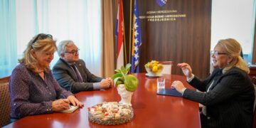 Predsjednica Bradara razgovarala s veleposlanikom Grannasom: Njemačka ostaje snažan partner europskog puta BiH