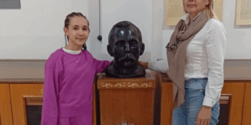 OŠ fra Didaka Buntića Čitluk: Lucija Volarić izradila prigodan plakat u čast velikanu po kojem ova škola nosi ime