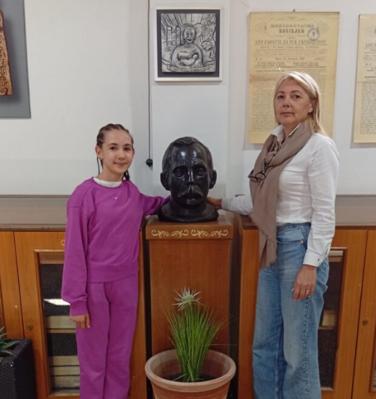 OŠ fra Didaka Buntića Čitluk: Lucija Volarić izradila prigodan plakat u čast velikanu po kojem ova škola nosi ime