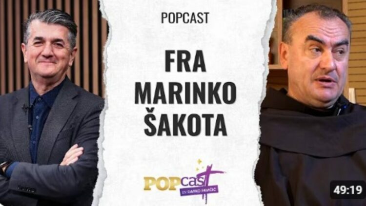 POPCAST S FRA MARINKOM ŠAKOTOM: “Dogovaramo s Jimom Caviezelom da glumi fra Didaka Buntića u filmu o tom velikom hercegovačkom fratru”